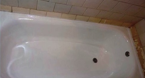 Реставрация ванны жидким акрилом | Чусовой